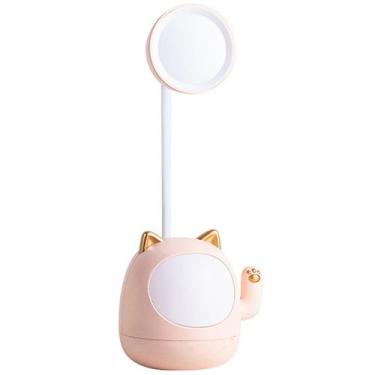 Imagem de Luminária de mesa e apontador de lápis Gato da Sorte Maneki Neko - HAI