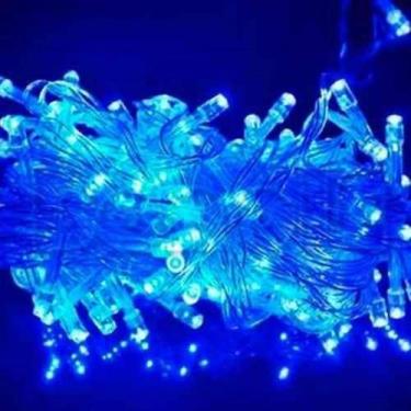 Imagem de Pisca Pisca Natal 100 Lâmpadas Led Cor Azul 9 Metros - Fartex