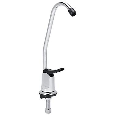 Imagem de Yosoo Health Gear Torneira de água de Aço Inoxidável Torneira de água de Aço Inoxidável para o de Filtração Subaquática, 10.0x4.1x1.2in G1/4 in Universal Boboneck Pia Torneira, Instalação Fácil