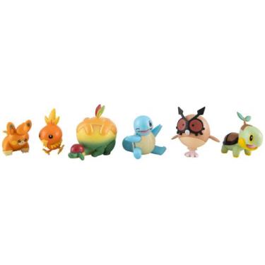 Imagem de Boneco Pokemon Pack de Batalha 6 Unidades  - Sunny Brinquedos