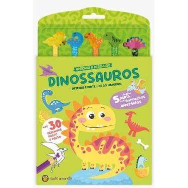 Imagem de Aprenda a desenhar - dinossauros - GATO AMARELO, 3