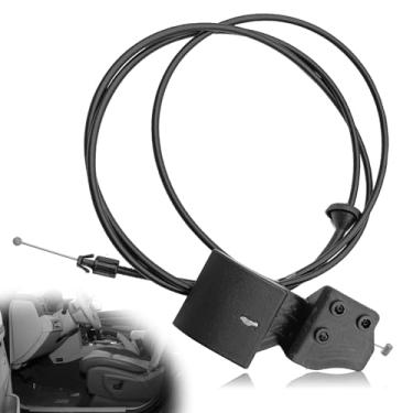 Imagem de Dunviku Cabo de liberação de capô com alça compatível com Jeep Grand Cherokee 2005-2010 2006-2010 Commander substitui 55394495AB 55394495AA 55394495AC 55394495AD Substituição OEM