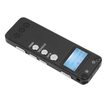 Imagem de Zhjvihx Gravador Ativado por Voz, Dispositivo de Gravação Digital um Botão de Gravação de Redução de Ruído Profissional Com Alto -falante para Palestras (32 GB)