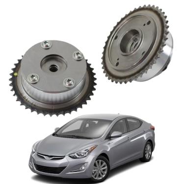 Imagem de Copachi Conjunto de engrenagens CVVT do eixo de comando do motor para 2014-2019 para Elantra para Tucson e Kia Forte/KX5 2013-2021 Substituir 24350-2E201 24370-2E200