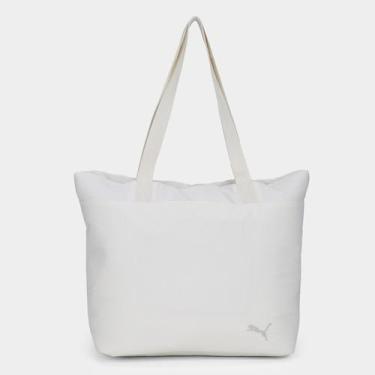 Imagem de Bolsa Puma Her Shopper Feminina, Branco, Único