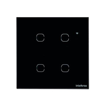 Imagem de Interruptor Smart Wi-fi Touch 4 Teclas Preto Ews 1004 4850028