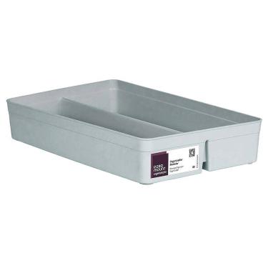Imagem de Organizador com 2 Divisórias Modular Grey 8x25x41cm 3395 - Paramount