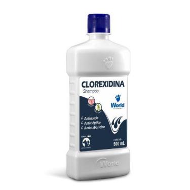 Imagem de Clorexidina Dugs Shampoo World Veterinária para Cães Gatos 500 mL