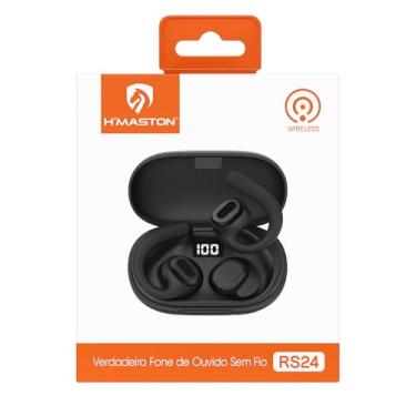 Imagem de Fone de Ouvido Bluetooth Para Corridas, 96 Horas para Reprodução, Design Esportivo com Display de Led, Gancho De suporte Que Não Cai, Com Microfone Embutido, Perfeito Para Treinos e Exercicíos