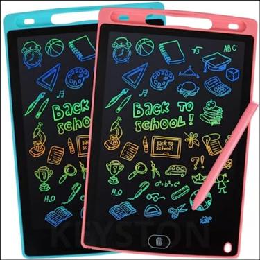 Imagem de Título 2: Tablet de Escrita LCD 8,5 Polegadas – Lousa Mágica Infantil e Anotações com Caneta (AZUL)
