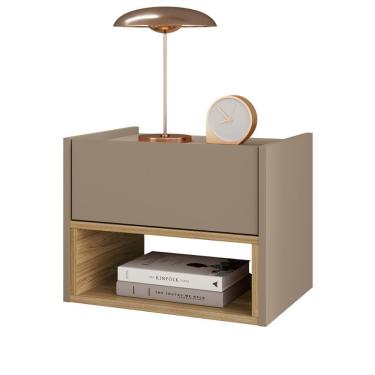 Imagem de Mesa De Cabeceira Quarto Florença Suspensa Com 1 Gaveta Fendi Hanover