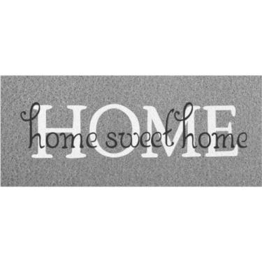 Imagem de Capacho Vinil Long Home Sweet Home 30x70cm - 01vilonhom - Kapazi Capacho Vinil Long Home Sweet 30x70cm 01vilonhom