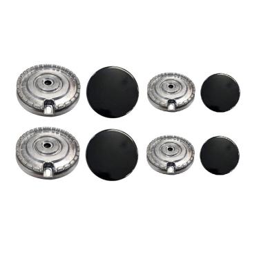 Imagem de Kit Queimador + Espalhador Para Fogão Brastemp Bfo4nbbuna 4B