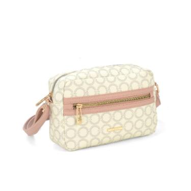 Imagem de Bolsa Feminina Gash Off White Transversal Pequena Up4You