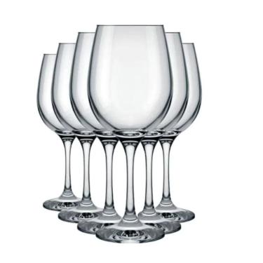 Imagem de Conjunto de 6 Taças para Vinho/Água Vidro 465ml