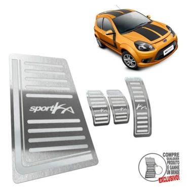 Imagem de Descanso De Pé + Pedaleira Ford Ka Sport 2012 2013 Prata