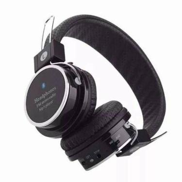 Imagem de Fone de ouvido Headphone Bluetooth Micro Sd Mp3 Rádio Fm Player B05 Preto