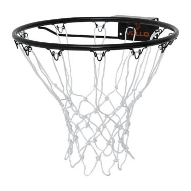 Imagem de Aro de Basquete com Rede em Poliéster Recreativo Tamanho Oficial 45cm Vollo
