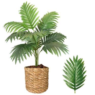 Imagem de Planta Artificial Palmeira com Vaso Palha Arranjo Completo - FlorImp