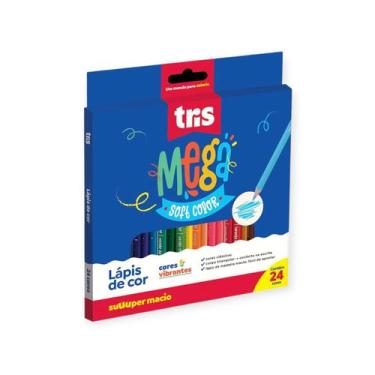 Imagem de Lápis de Cor c/24 Mega - Tris