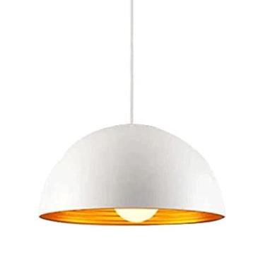 Imagem de Lustre rústico em formato de celeiro, luminária pendente industrial vintage, luminária suspensa de metal em formato de tigela, luminária de fazenda para ilha de cozinha, quarto, sala de jant