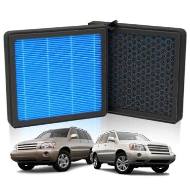 Imagem de Filtro de ar de cabine CF10138 para Toyota Highlander (2001-2007), Lexus IS300 (2001-2005), RX300 (1999-2003), durável com contas de carbono ativado