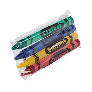 Imagem de Giz de cera de favo de mel 4 cores da CiboWares, caixa com 500