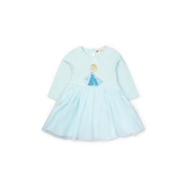 Imagem de MONICA + ANDY Vestido de tule Disney orgânico para bebês, Disney's Frozen Elsa, 5 Anos