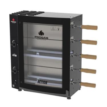 Imagem de Forno Rotativo Industrial 5 Espetos PRAC-05T Action Biv 50-60HZ - Progás