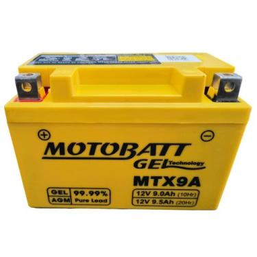 Imagem de Bateria De Moto Motobatt Gel Mtx9a Dafra Next 250 = Ytx9bs