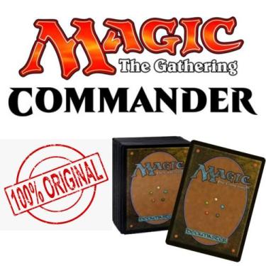 Imagem de Deck Magic Commander Completo - Wizzards of the Coast, Preto com branc
