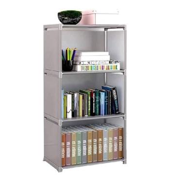 Imagem de Estante organizadora livros porta 4 prateleiras modular - Multicoisa d