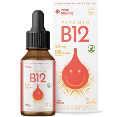 Imagem de Vitamina B12 Kids Family Care 30Ml Morango - True Source