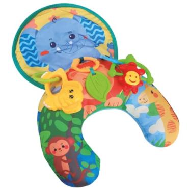 Imagem de Zoop Toys Almofadinha de Atividades Bebê Conforto Elefante