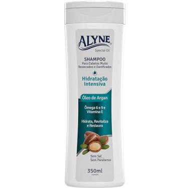 Imagem de Alyne, Shampoo para cabelos, Hidratação Intensiva, 350 ml, Verde