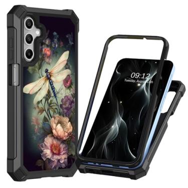 Imagem de BREIDMKFM Capa para Samsung A16 5G, capa para celular Samsung Galaxy A16 5G com protetor de tela, proteção de camada dupla, policarbonato rígido, TPU macio, bumper à prova de choque, canto resistente