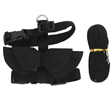 Imagem de HEEPDD Hamster Tira No Peito, Tração de Pequenos Animais, Arnês de trenó Pequeno Corda Andando para Chinchilla Rabbit Hamster Nan Nan (S)