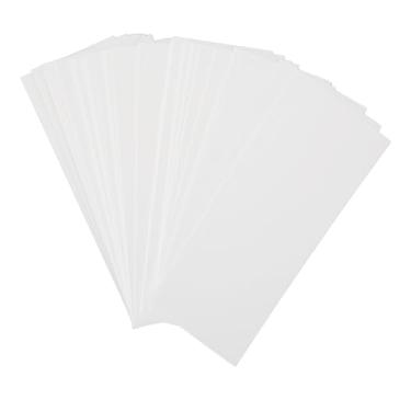Imagem de 100 peças de papel cartolina premium grosso em branco DIY multiuso para cartões postais, convites, álbuns, cartões de felicitações, liso, durável, 100 folhas (16 x 6 cm / 6,3 x 2,4 pol, 315 gsm