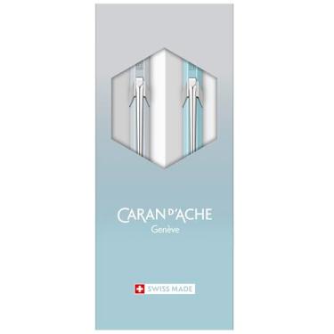 Imagem de Estojo Presente Caneta e Lapiseira Caran d’Ache Blue Lagoon