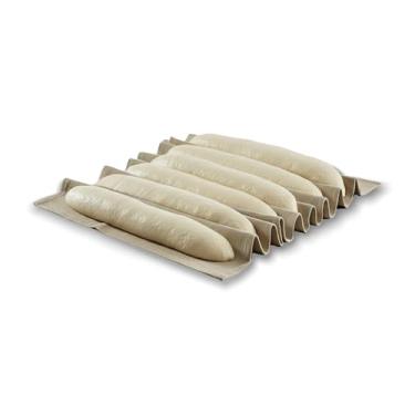 Imagem de Sofá profissional de panificadores de pão – Pano de linho premium para assar, à prova de pão artesanal, sofá de baguete 89 cm x 66 cm – Pães e baguetes