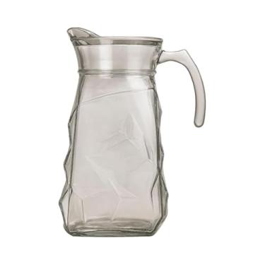 Imagem de Jarra de Vidro Com Tampa 1800ML Alça Para Agua Sucos Drinks Bares Restaurantes Cozinha Almoço Jantar(1.800 L)