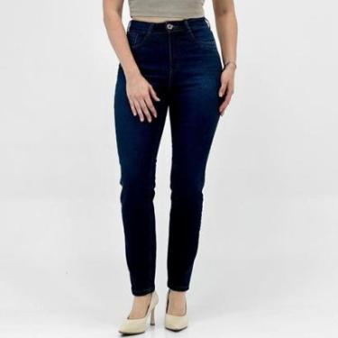 Imagem de Calça Dipanno Jeans Reta Feminina-Feminino
