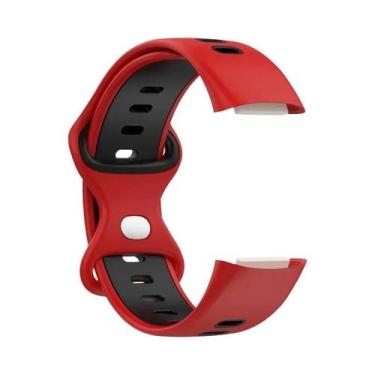 Imagem de Pulseira De Substituição De Silicone Para Smartwatch Fitbit Charge 6 5