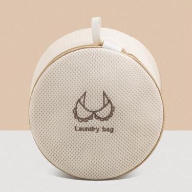 Imagem de Bolsa de armazenamento feita à mão reutilizável bolsa de lavagem de roupas íntimas DIY saco de malha roupas sujas (espartilho)