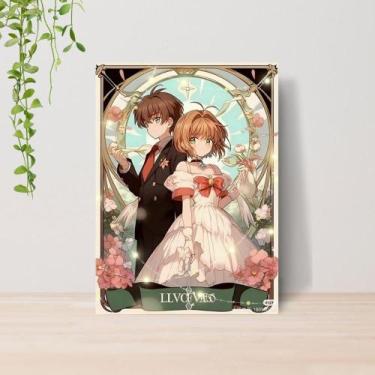 Imagem de Quadro Sakura CardCaptor Anime A4  Placa MDF 12 - Lomi Art