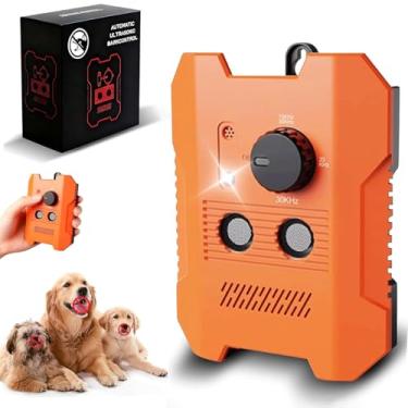 Imagem de BarkGuard - Dispositivos de dissuasão de latidos de cães, dispositivo ultrassônico antilatido para cães, 3 modos de treinamento, protetor de latido de 60 metros para ambientes externos, luz de LED