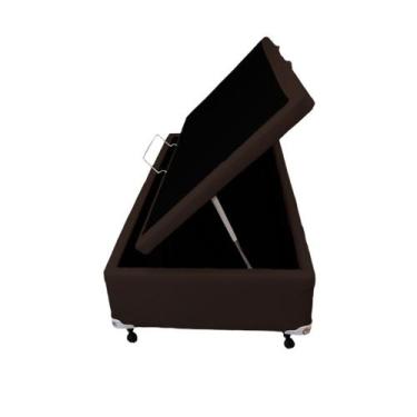 Imagem de Box Castor Baú Universal Solteiro Marrom New 088x188x41cm
