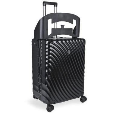 Imagem de Mala Viagem Grande Assento Infantil ABS Giro 360 de 23 a 32kg - Preto 