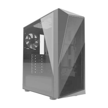 Imagem de Gabinete Cooler Master CMP 520L, Mid Tower, ATX, Sem fonte, Com 1 Fan, Vidro Temperado, Preto