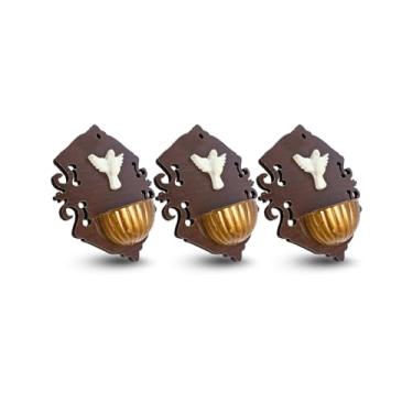 Imagem de Kit 12 Pia Água Benta Divino Espírito Santo 15cm